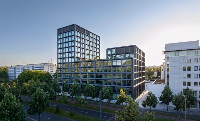 德国萨克森能源总部 / gmp Architects - 建筑图, 办公设施, 表皮, 城市