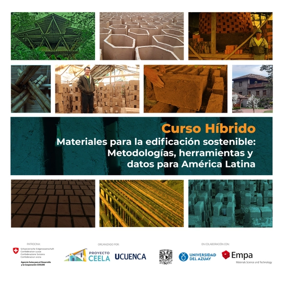 Curso Hibrido “Materiales para la edificación sostenible: metodologías, herramientas y datos para América Latina” - Imagen Principal