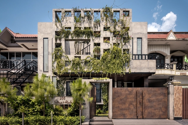 Casa Morada da Natureza/ aura - Fotografia de Exterior, Casas, Fachada, Porta, Balcão