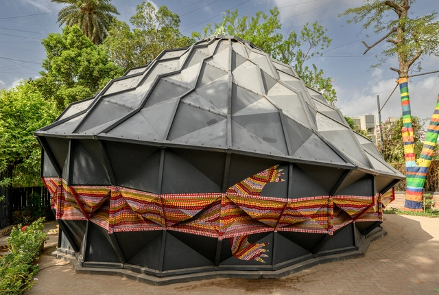 Darwin Bucky Gallery and Theatre / andblack design studio - Exterior Photography, Pavilion, Facade