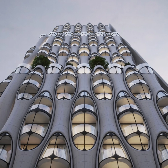 Partisans divulga projeto de torre inspirada em nuvem no centro de Toronto - Imagem de Destaque