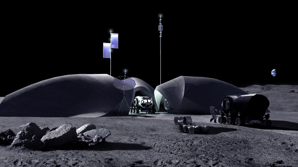 NASA+AI 太空工厂合作开发 3D 打印月球设施 - 主图