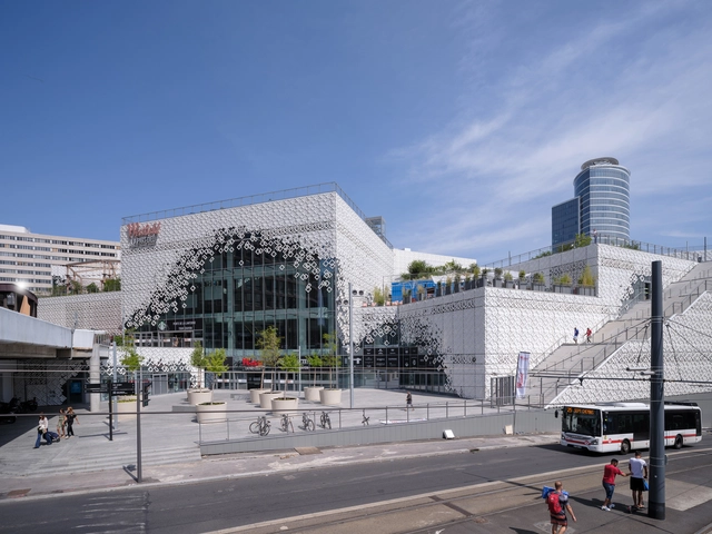 里昂帕尔迪厄都市购物中心改造 / MVRDV - 建筑图, 商店, 表皮