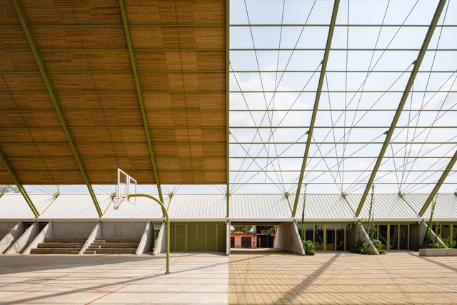 Estação Ferroviária Tapachula / Colectivo C733 - Fotografia de Exterior, Arquitetura Cultural, Fachada, Viga