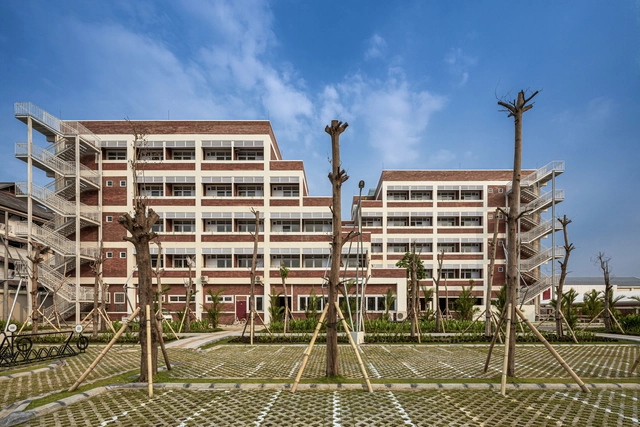 AMN Student Housing / SHAU Indonesia - Exterior Photography, Dorms, Facade, Door