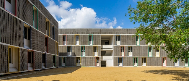 Maharishi Vidya Mandir School / KSM Architecture - Exterior Photography, Schools , Facade, Door