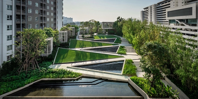 从河流运动汲取灵感的景观设计 / Landscape Tectonix - 建筑图, 景观建筑, 花园, 表皮