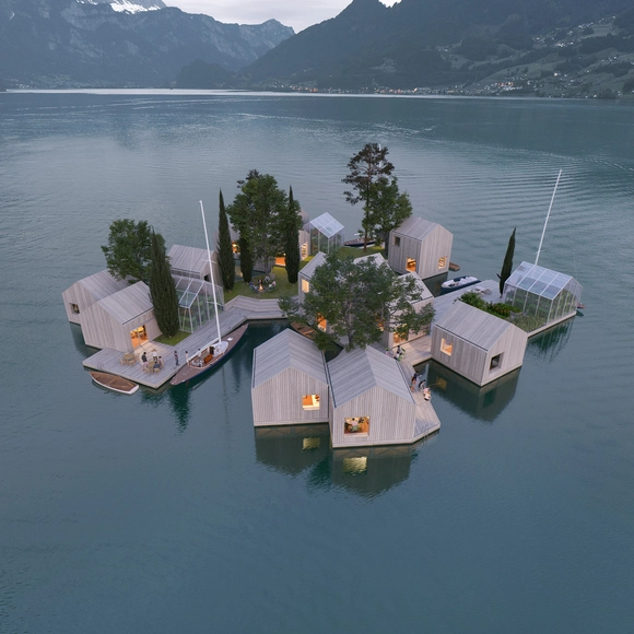 MAST diseña un sistema modular sostenible para construir arquitectura flotante - Imagen Principal