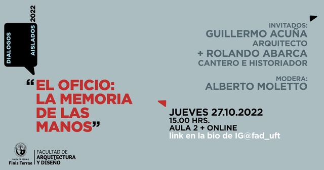 Diálogos aislados "El oficio: la memoria de las manos" / Guillermo Acuña y Rolando Abarca - Imagen Principal
