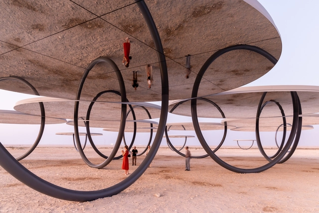 Instalação site-specific de Olafur Eliasson é inaugurada em Doha, no Qatar - Imagem de Destaque