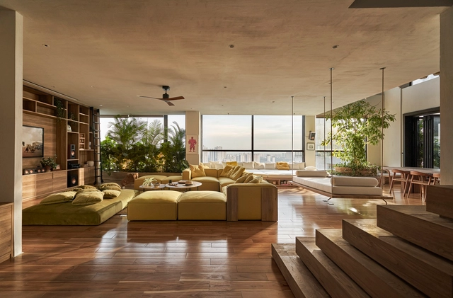 Penthouse Tropical / StudioDuo Architecture | Interior - Fotografía interior, Casas, Fijación Vigas, Mesas