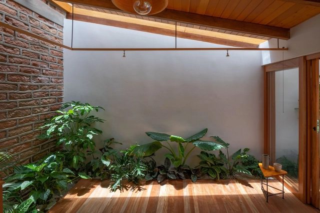 Rehabilitación media agua / El Sindicato Arquitectura - Fotografía interior, Casas, Puerta, Fachada, Fijación Vigas