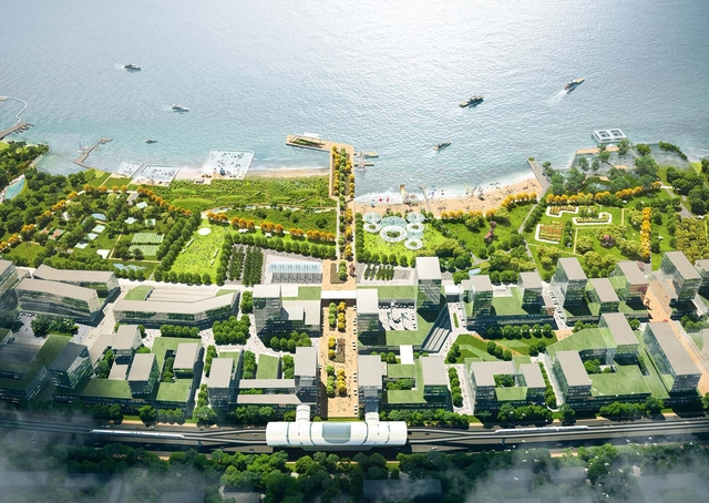 国际交流湾，KCAP 赢‘烟台海滨开发’竞赛 - 主图
