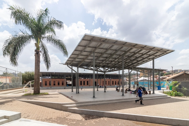 Kamwokya Community Center / Kéré Architecture  - Exterior Photography, Community Center, Facade
