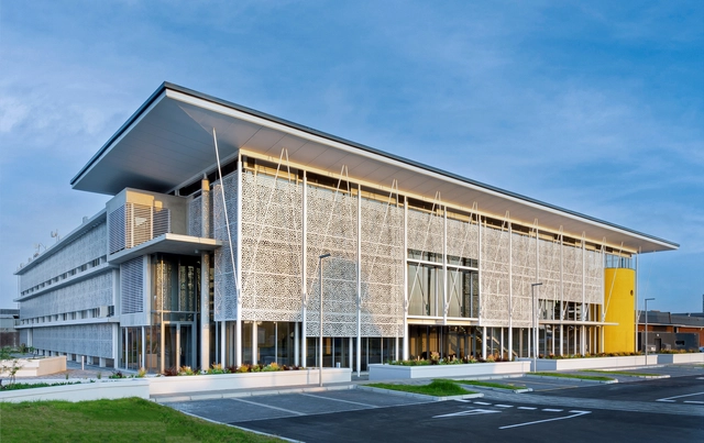 Ocean Sciences Campus Extensions NMU / SVA International - Exterior Photography, University, Facade, Door