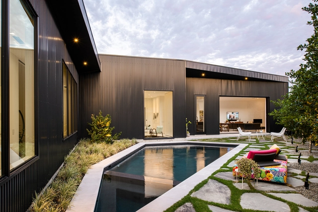 Casa 3-bordes / FAR + DANG - Fotografía exterior, Casas, Jardín, Fachada