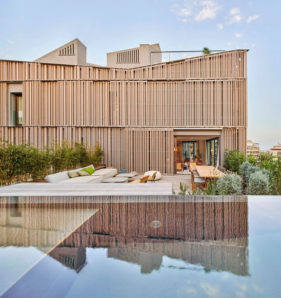 Paseo Mallorca 15 Apartments / OHLAB - Exterior Photography, Apartments, Facade