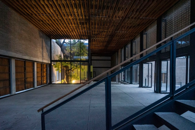 Casa de día y auditorio Huexotla / ColectivoMX - Fotografía interior, Edificios Públicos, Fachada, Barandas