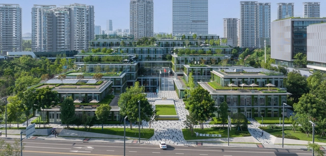 中建滨湖设计总部 / 中国建筑西南设计研究院 - 建筑图, 办公设施, 表皮, 城市