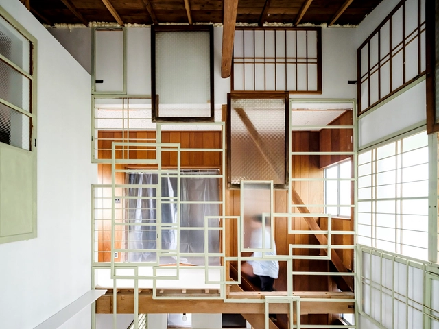 K/door 住宅 / Yutarou Ohta - 室内图, 更新项目, 表皮, 梁, 门, 扶手
