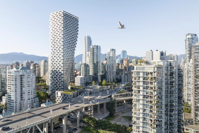 BIG publica las primeras fotografías de Vancouver House y Telus Sky en Canadá - Imagen Principal