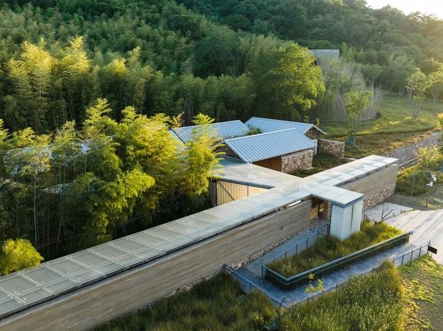 南京汤山猿人洞游客驿站 / 东南大学建筑设计研究院建筑技术与艺术(ATA)工作室 - 建筑图, 旅游景点, 花园, 表皮