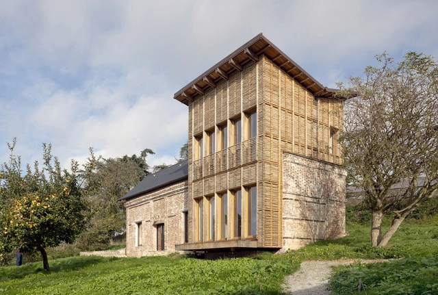 零混凝土零塑料,Le Costil 住宅改造 / Anatomies d'Architecture - 建筑图, 更新项目, 表皮