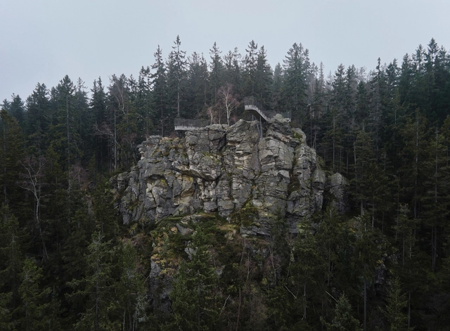 Observatório Patrulha da Guarda / Mjölk Architekti - Fotografia de Exterior, Estruturas E Instalações, Floresta