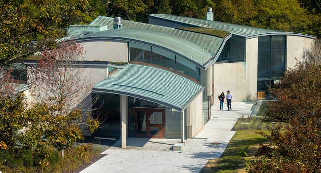 普林斯顿高等研究院鲁宾斯坦公共活动室 / Steven Holl Architects - 建筑图, 大学, 花园, 表皮, 门, 楼梯, 拱