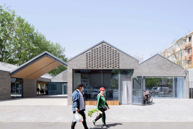 兴华东里邻里市集 / 北京市建筑设计研究院 - 建筑图, 市场, 表皮