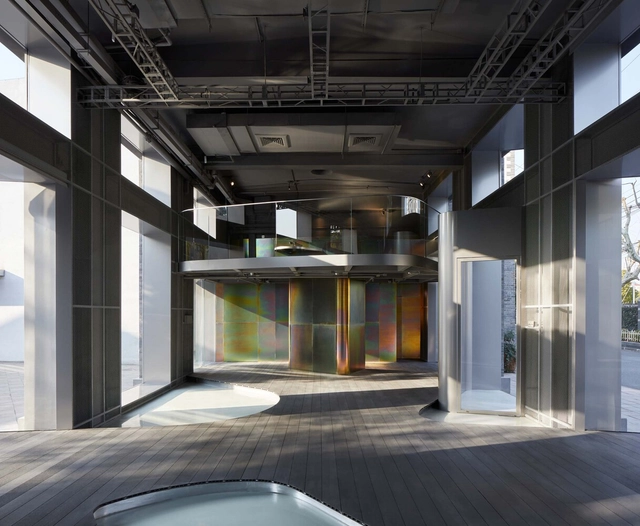 Future Prism, Transparent Immersive Art Building / CATS - Interior Photography, Museums & Exhibit , Facade, Beam, Column