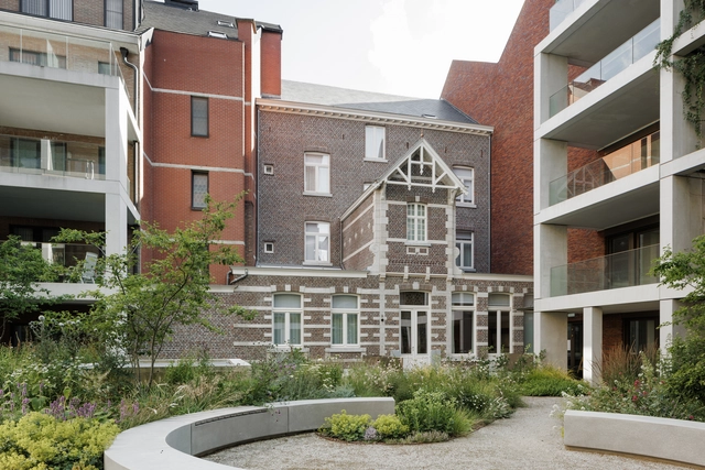乌尔苏拉修女院 / a2o architecten - 建筑图, 更新项目, 花园, 表皮, 门