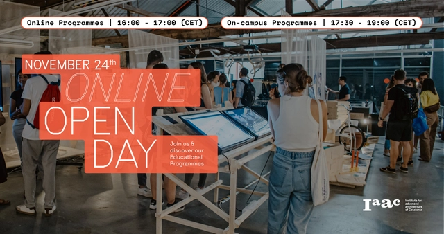 IAAC Online Open Day - Featured Image