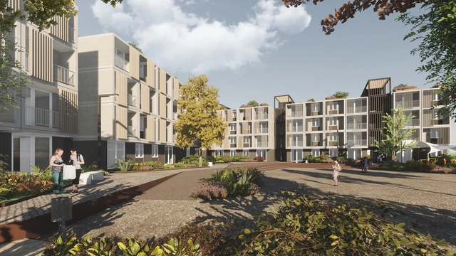  Archiplan gana el concurso de vivienda social industrializada del MINVU, Chile - Imagen Principal