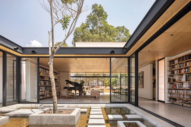 Casa cata-vento / Equipe Lamas - Fotografia de Exterior, Casas, Aido, Viga, Fachada, Corrimão