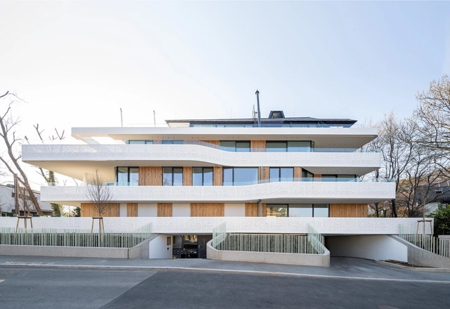 Schlosspark Residential Building / puk architekten - Exterior Photography, Apartments, Facade