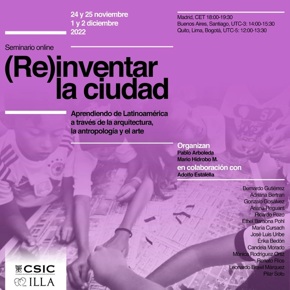  Seminario Online: (RE)inventar la ciudad - Imagen Principal