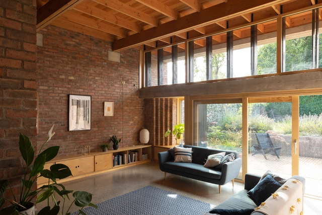 Una casa, cochera y jardín / Culligan Architects - Fotografía interior, Reconversión, Fijación Vigas, Fachada, Iluminación