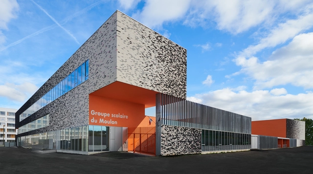 穆隆集团学校 / Dominique Coulon & associés - 建筑图, 小学及初中, 表皮