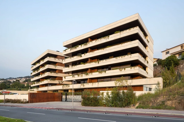 Edifício JCF / Central Arquitectos - Fotografia de Exterior, Apartamentos, Fachada