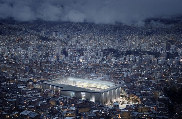 El nuevo Estadio Bolívar diseñado por L35 Architects inicia su construcción en La Paz, Bolivia - Imagen Principal