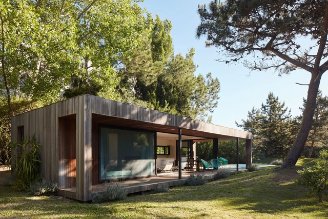 Casa Lavanda / iHouse estudio - Fotografia de Exterior, Casas, Jardim, Porta, Fachada, Mesa