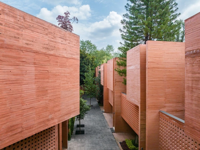 Real de los Reyes 住宅区  / Miguel de la Torre Arquitectos - 建筑图, 独立住宅, 花园, 表皮