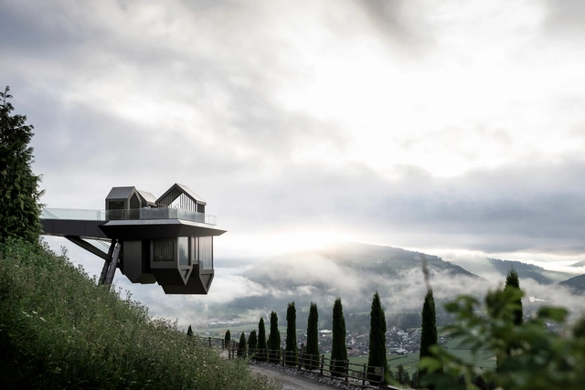 Hub of Huts / noa* network of architecture - Exterior Photography, Spa, Fence, Forest, Coast