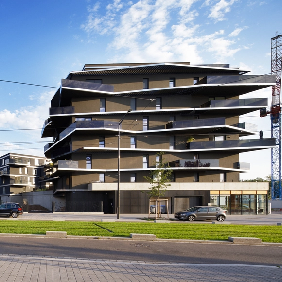 Jeanne D´Arc Residence / Christophe Rousselle Architecte - Exterior Photography, Apartments, Facade