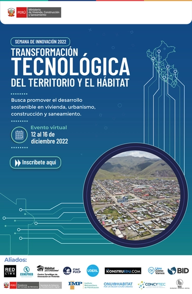 Semana de Innovación del MVCS 2022: Transformación Tecnológica del Territorio y Hábitat - Imagen Principal