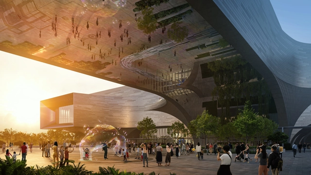 Zaha Hadid Architects presenta el diseño del Nuevo Centro de Ciencias en Singapur - Imagen Principal