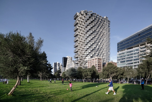 IQON Building / BIG - Exterior Photography, Apartments, Garden, Facade, Cityscape