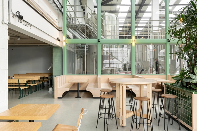 Wiper and True Taproom & Brewery / Studio B - Interior Photography, Brewery, Table, Chair