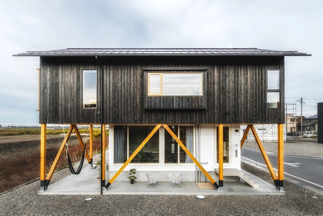 U-House In Irie / Ushijima Architects - Exterior Photography, Houses, Facade, Beam